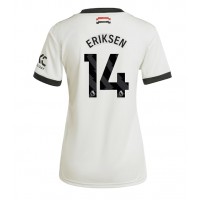 Maglia Calcio Manchester United Christian Eriksen #14 Terza Divisa Donna 2024-25 Manica Corta